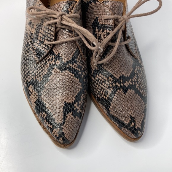 Lucky Brand Erreka pointed toe snake Skin shooties size 9 - Picture 3 of 11